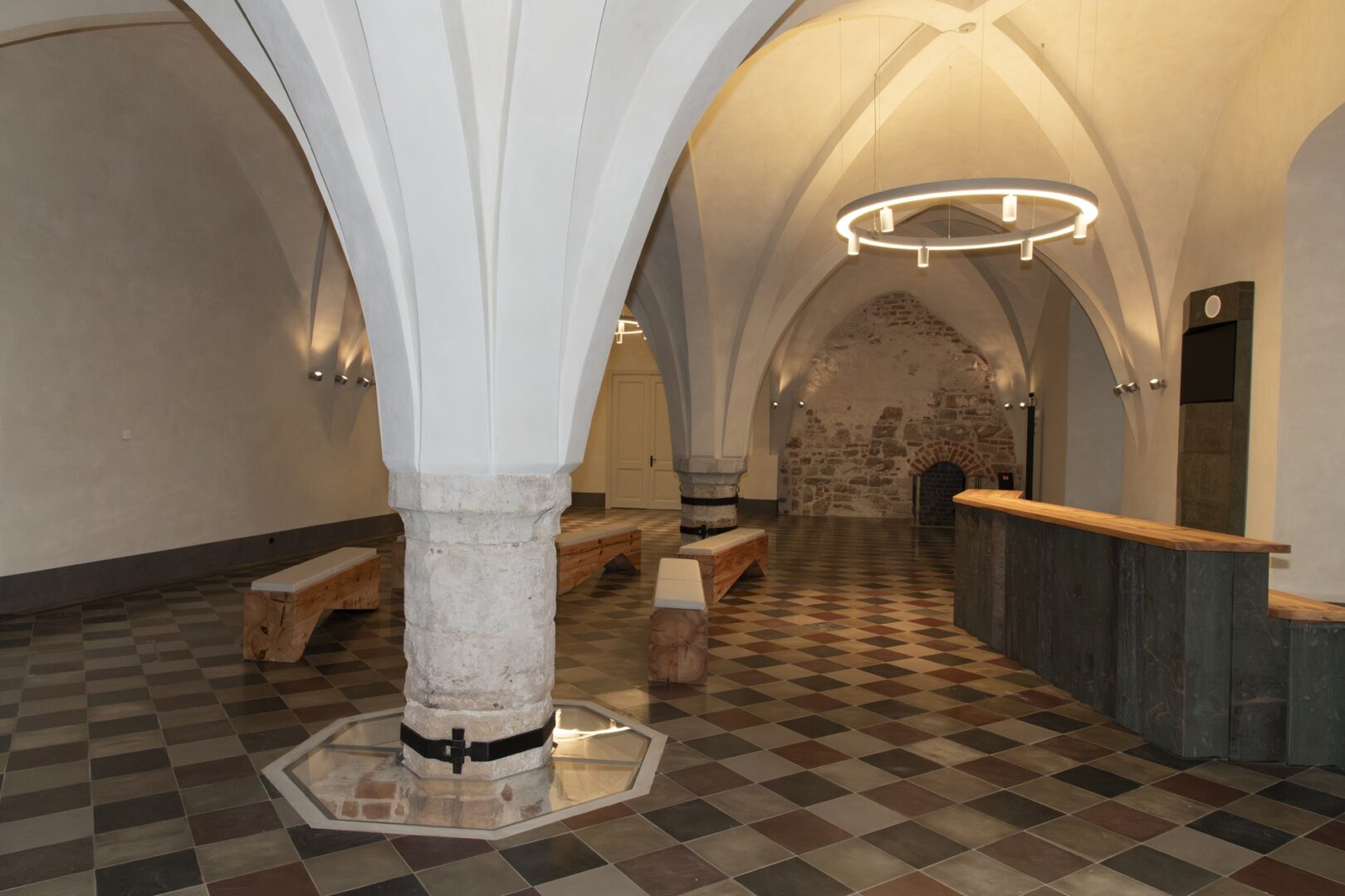 Skats Rīgas pils 1. stāvā.