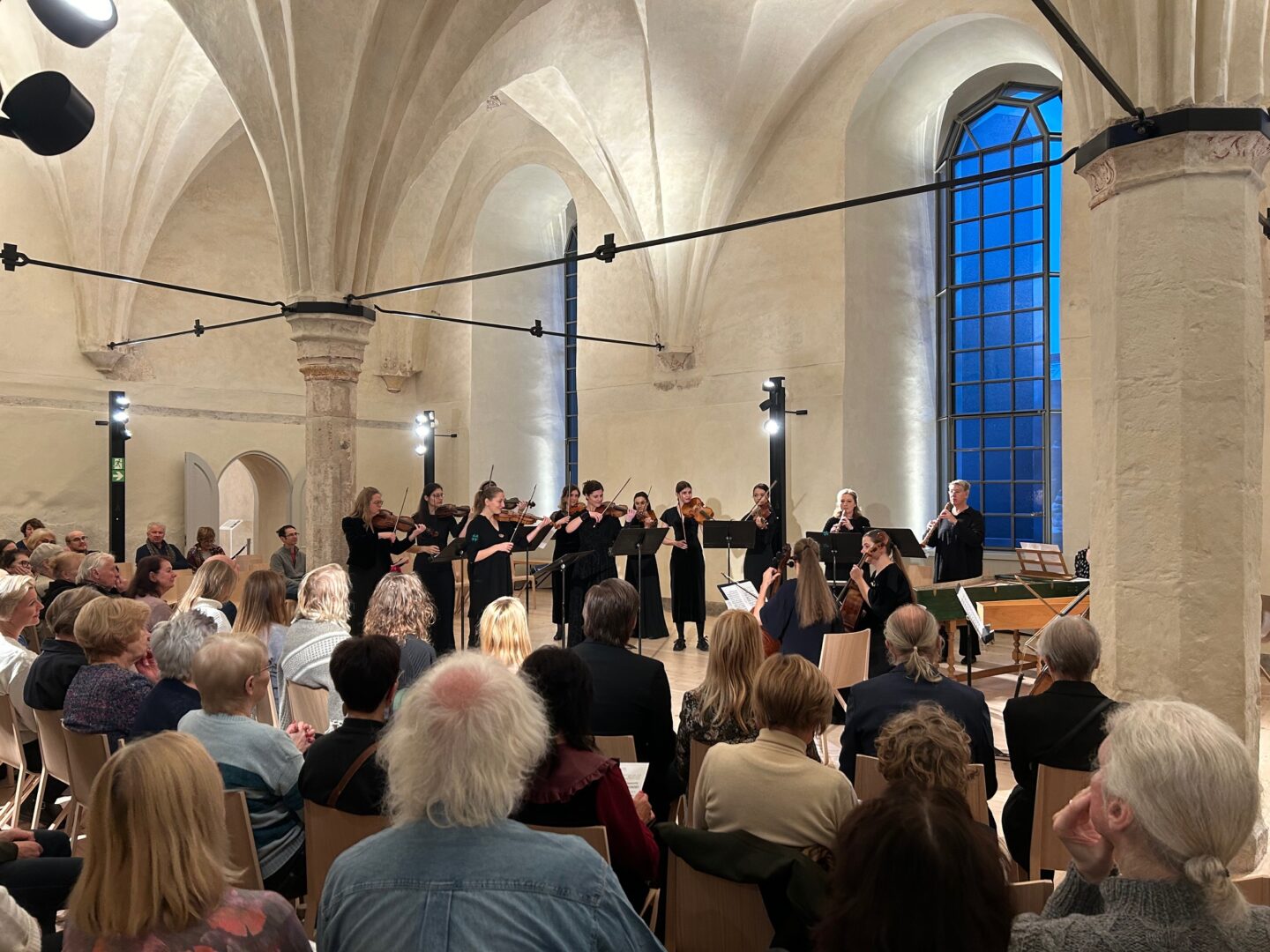 Concert in Riga Castle refectory.