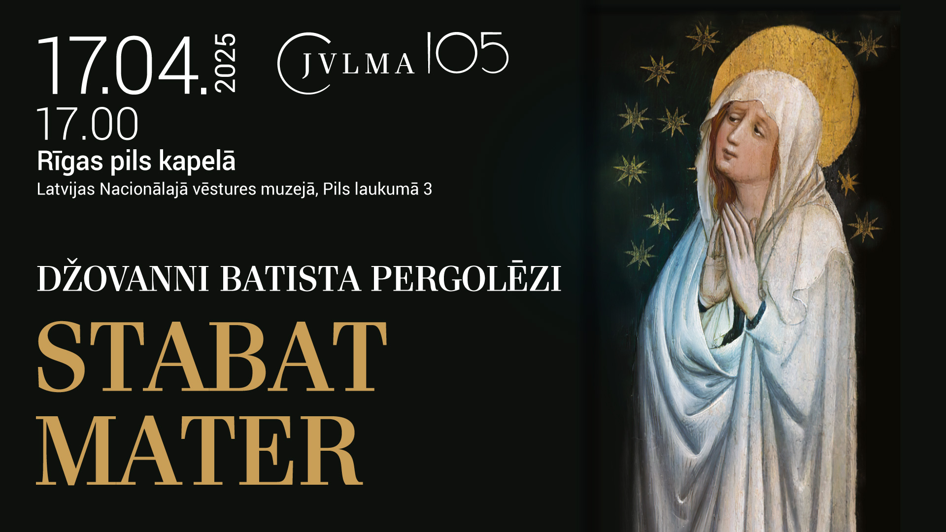 17. aprīļa koncerta afiša.