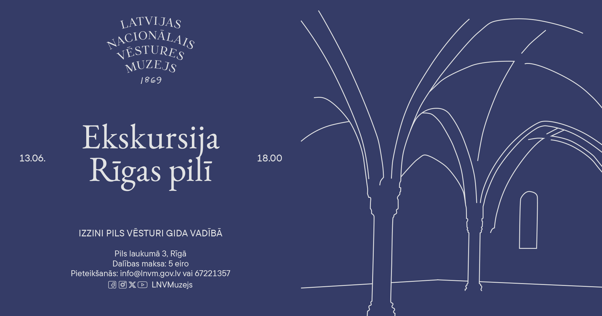 13. jūnija pasākuma afiša.