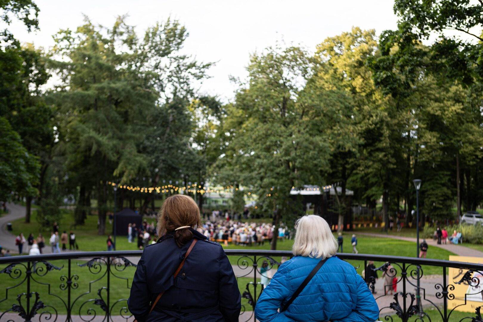 Skats uz Dauderu parku.