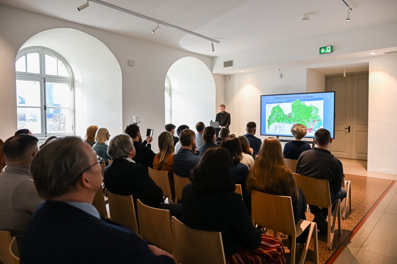 Skats 18. novembra norisēs muzejā.