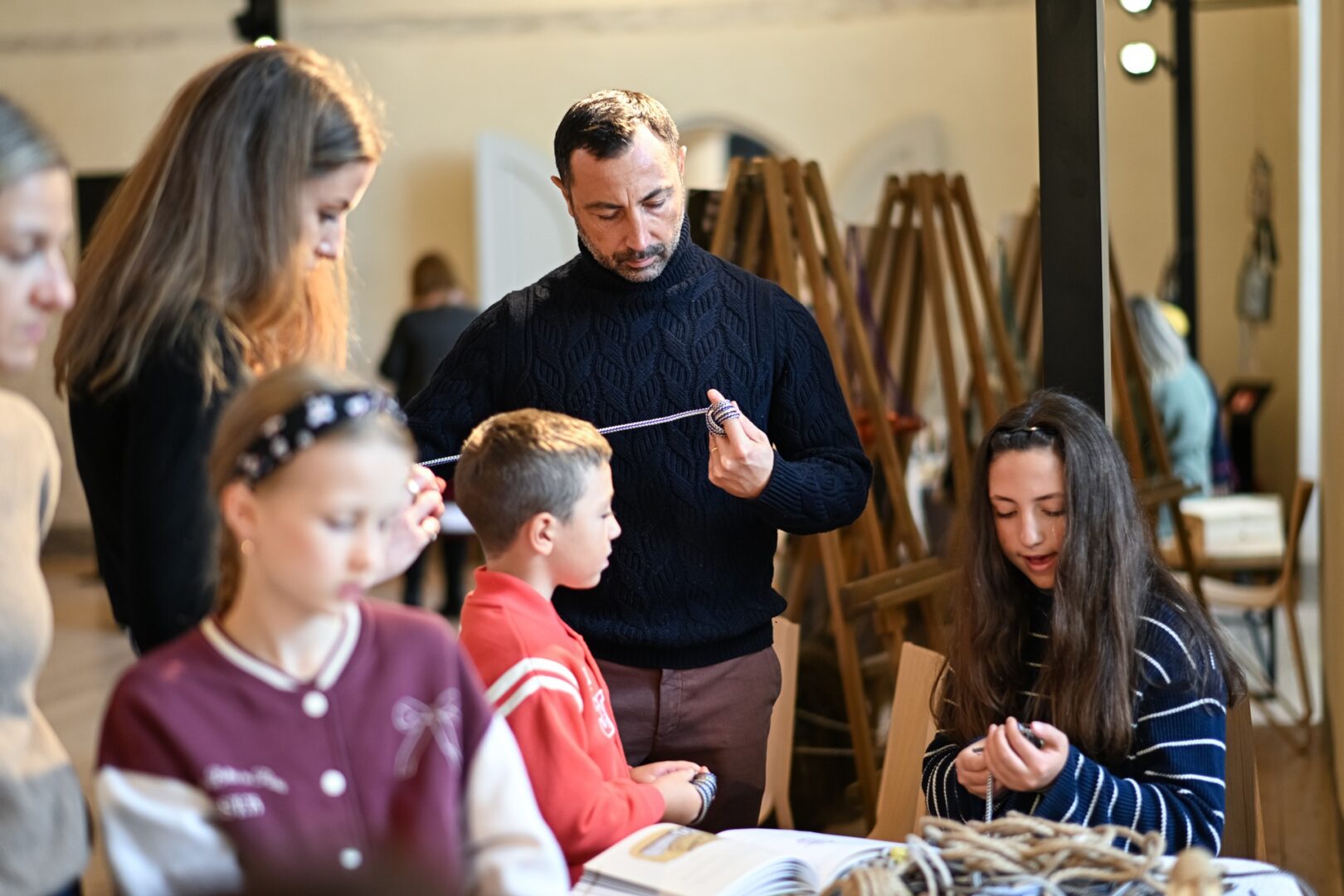 Skats 18. novembra norisēs muzejā.