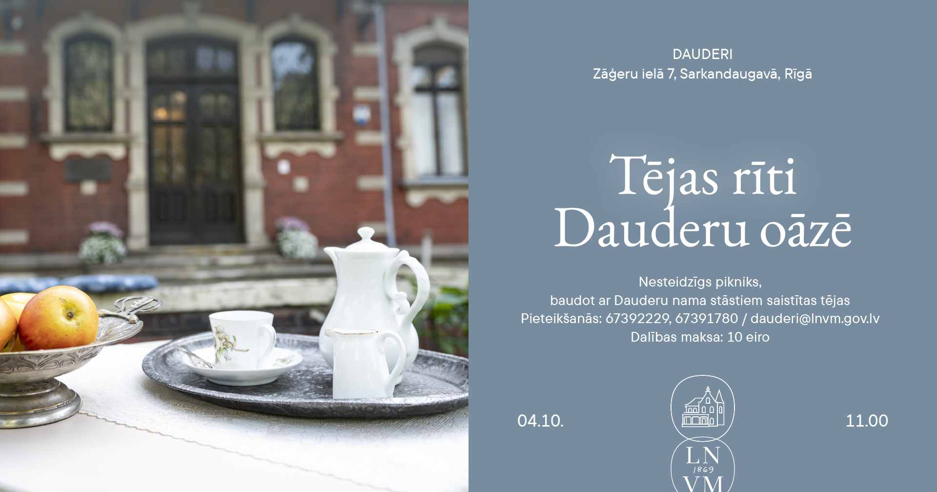 4. oktobra pasākuma afiša.