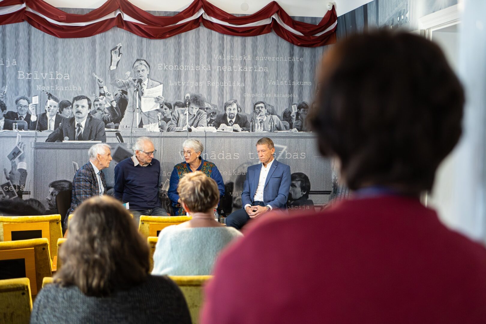 Skats Tautas frontes muzeja pasākumā.