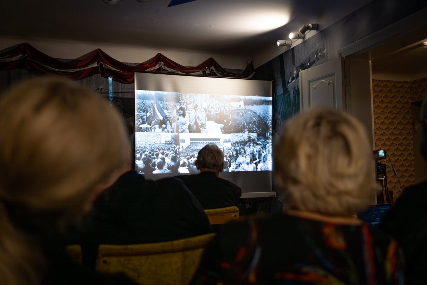 Skats Tautas frontes muzeja pasākumā.