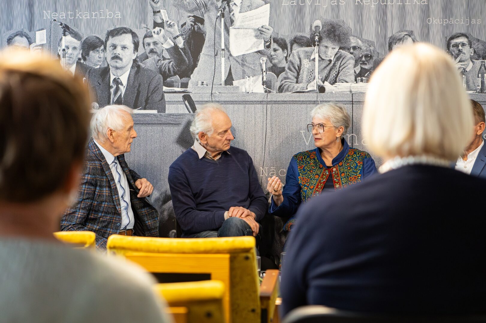 Skats Tautas frontes muzeja pasākumā.