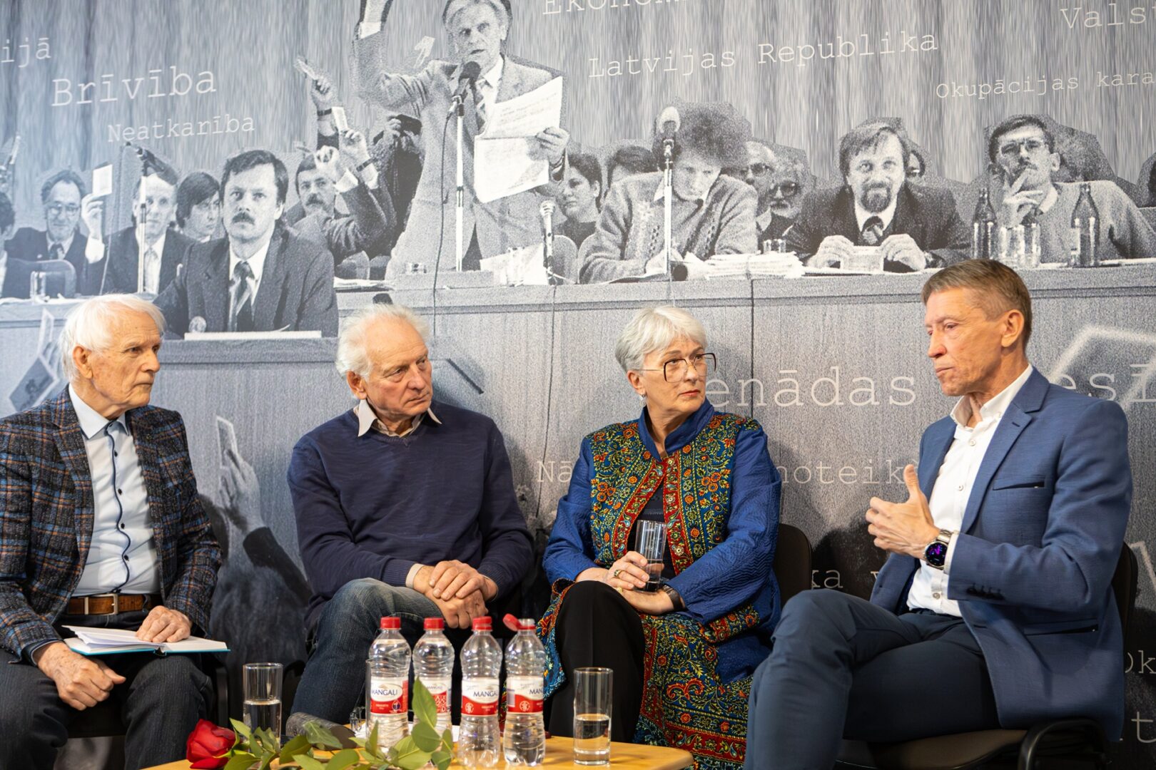 Skats Tautas frontes muzeja pasākumā.