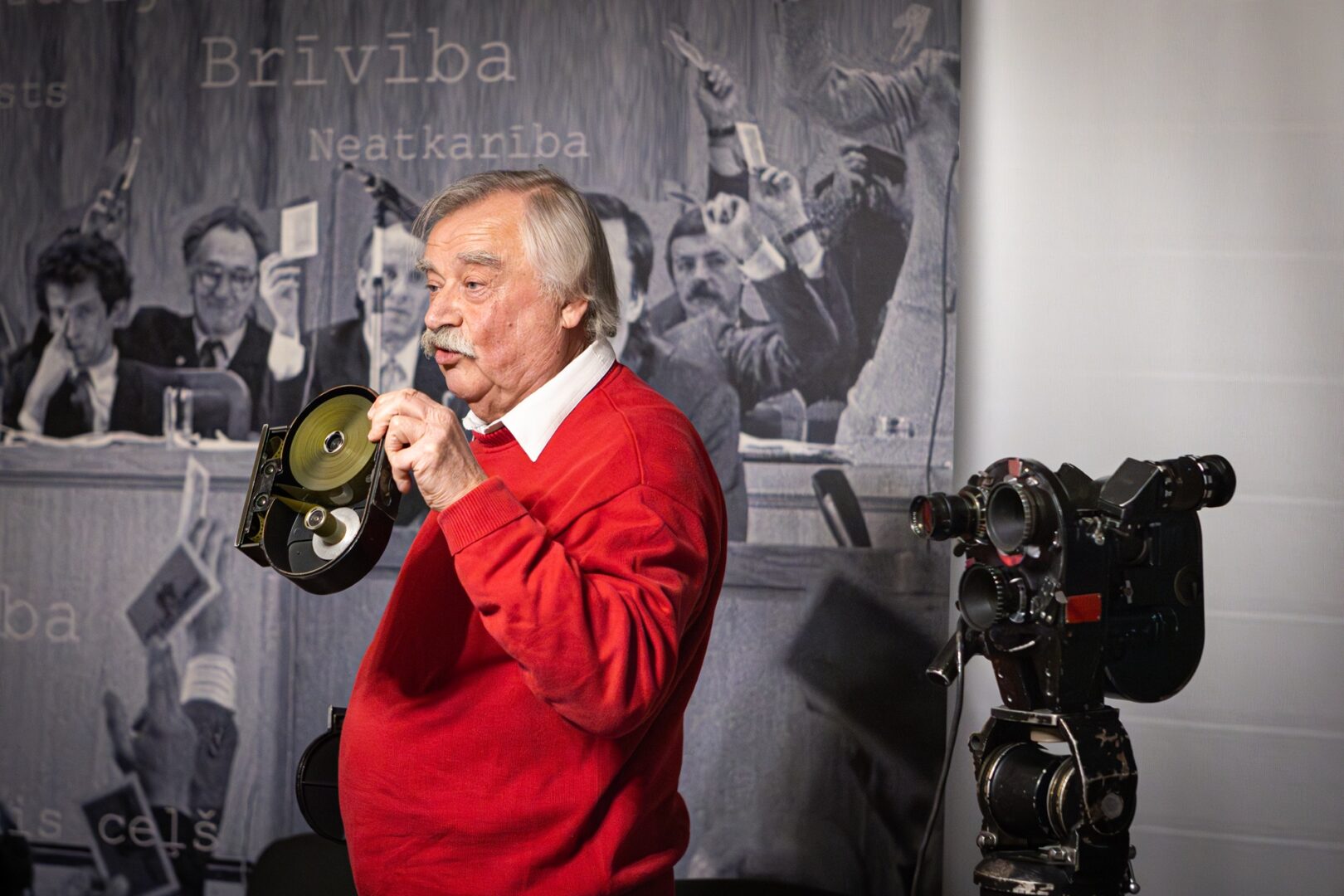 Skats Tautas frontes muzeja pasākumā.