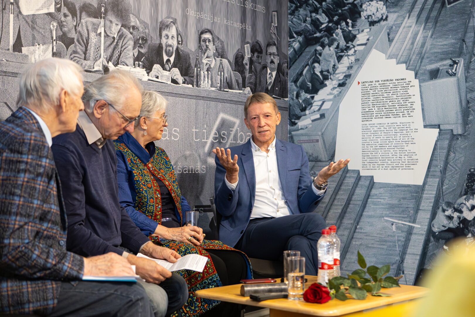 Skats Tautas frontes muzeja pasākumā.