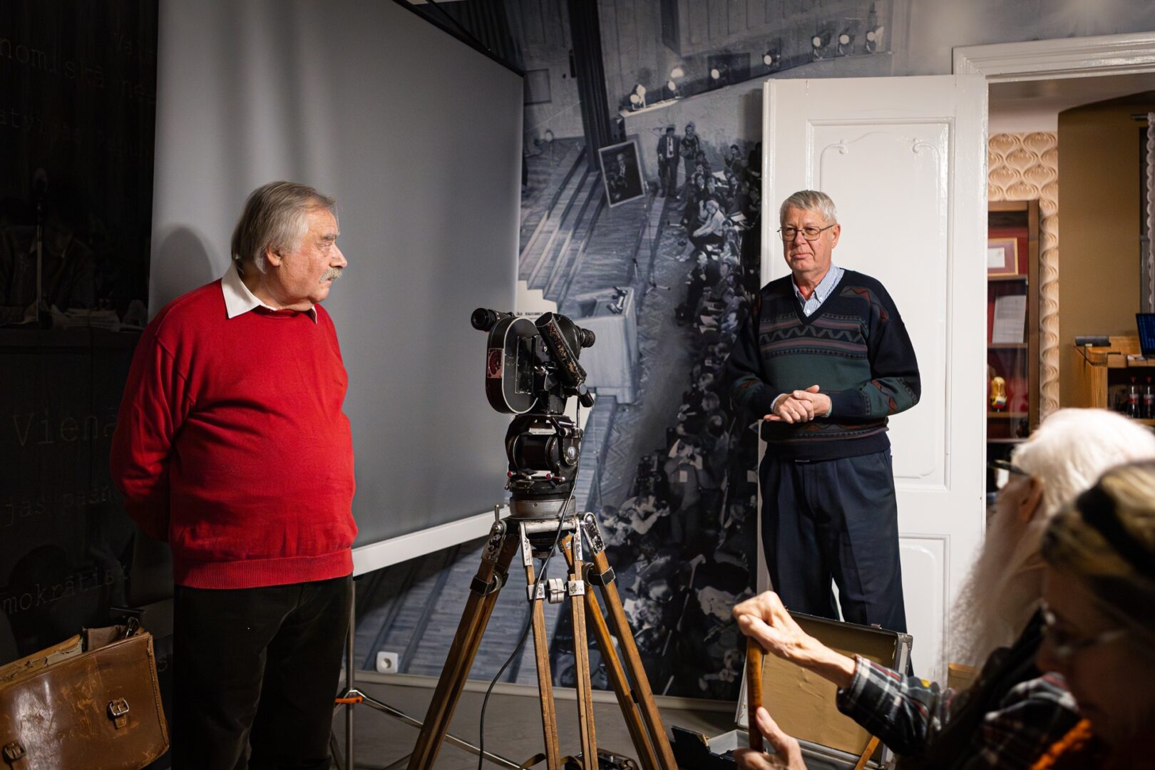 Skats Tautas frontes muzeja pasākumā.