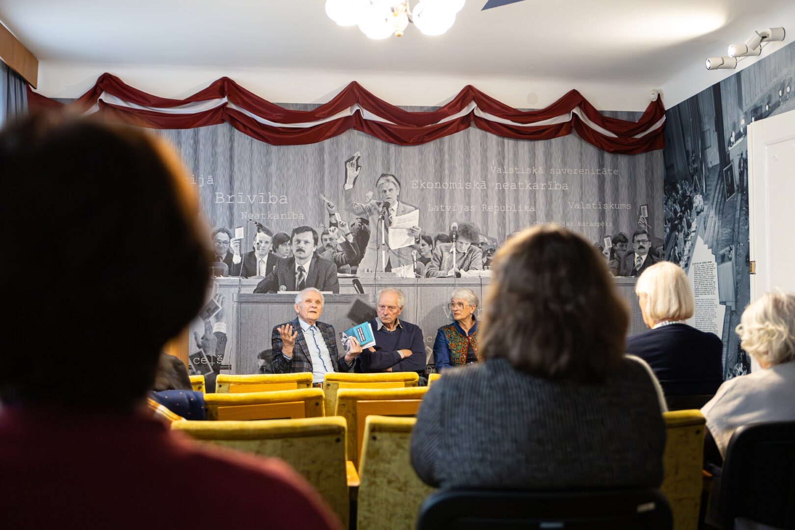 Skats Tautas frontes muzeja pasākumā.