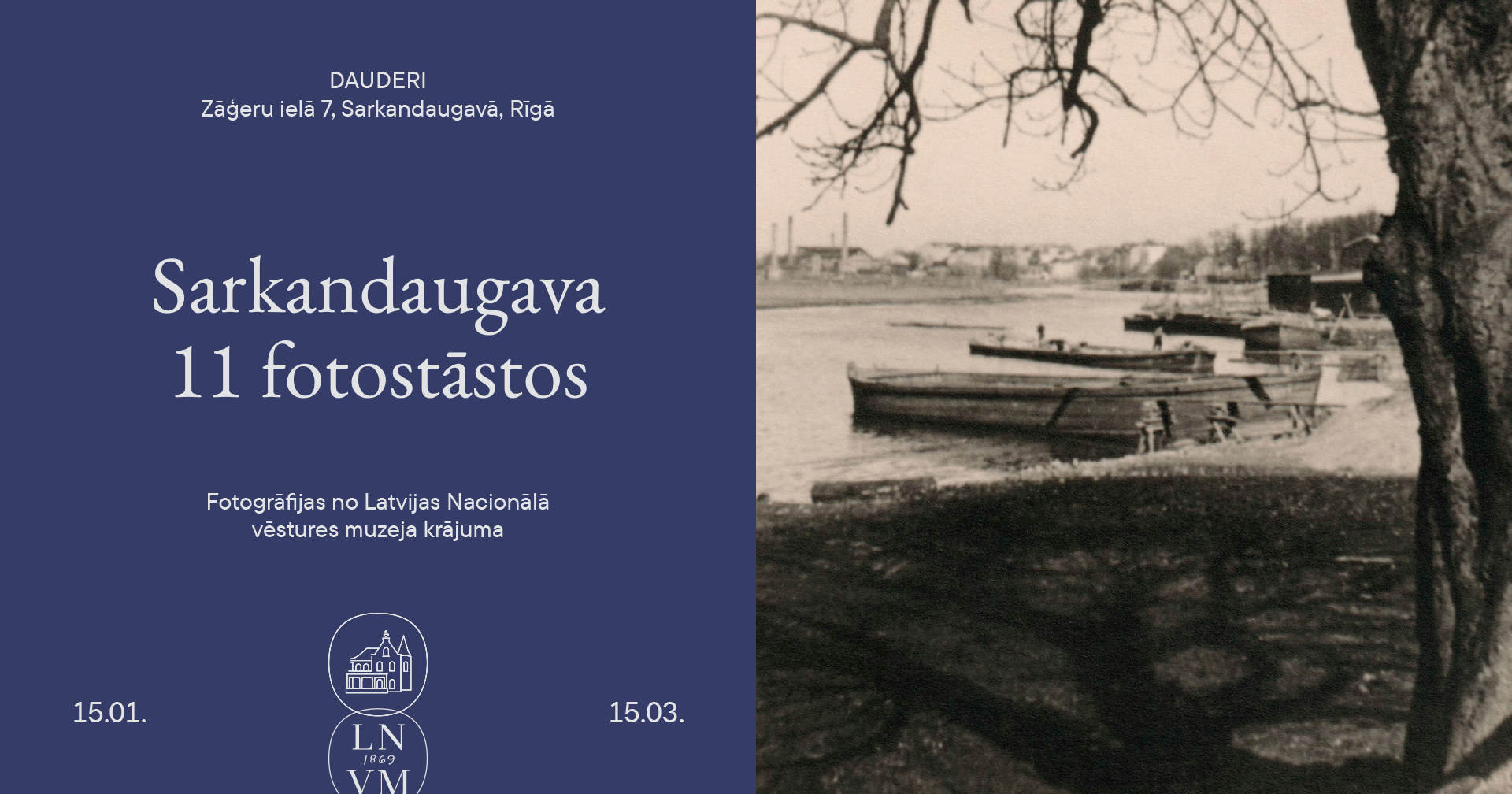 Fotoizstādes afiša.