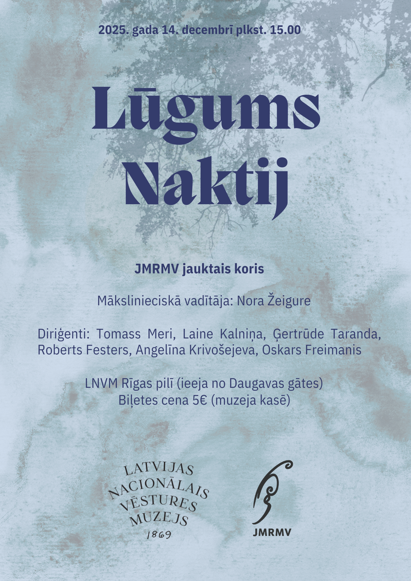 14. decembra koncerta afiša.