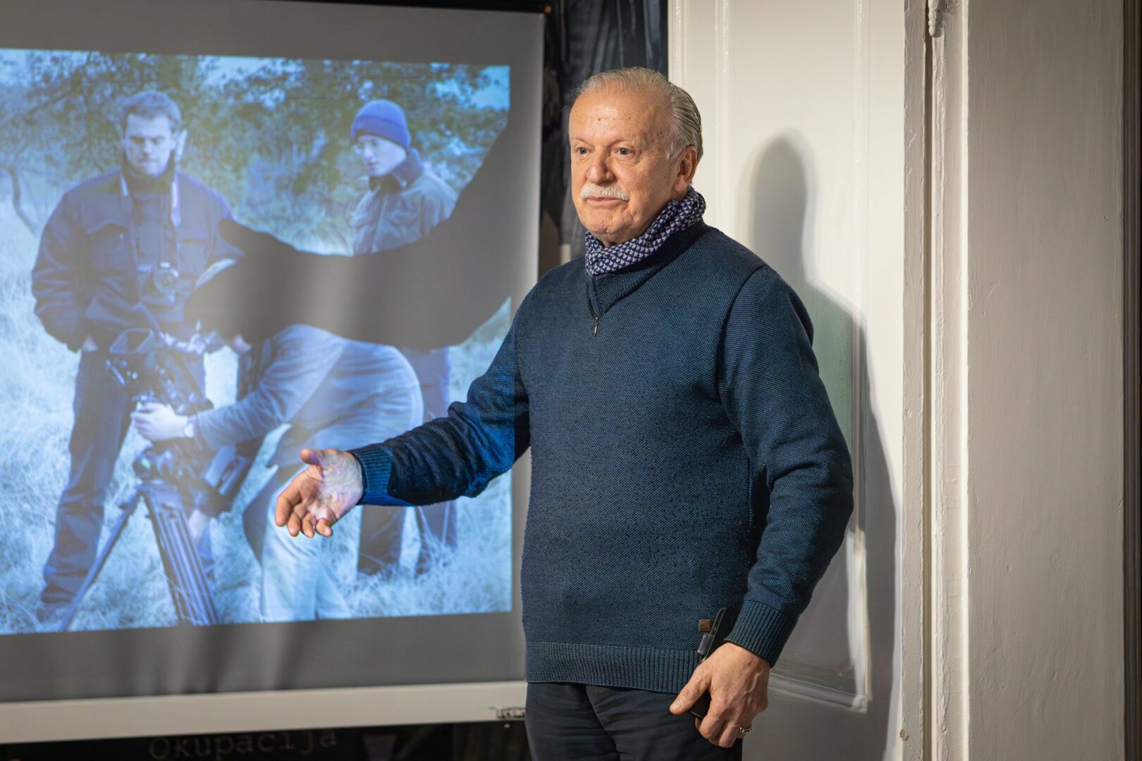 Skats Tautas frontes muzeja pasākumā.