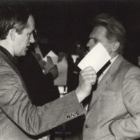 Jānim Škaparam un Viktoram Avotiņam veltīts pasākums “Redaktors un viņa vietnieks. Post scriptum”