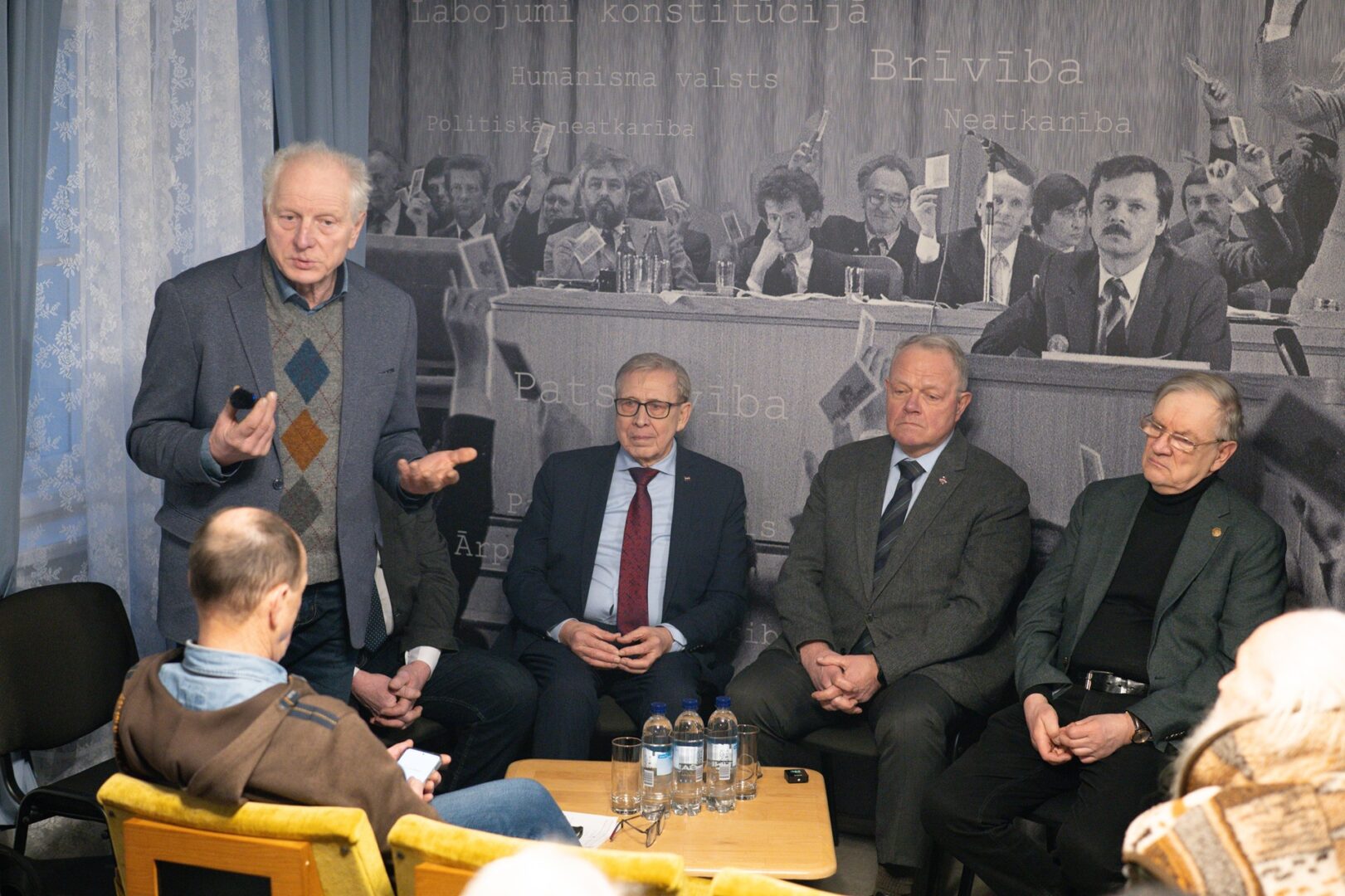 Skats Tautas frontes muzeja pasākumā.