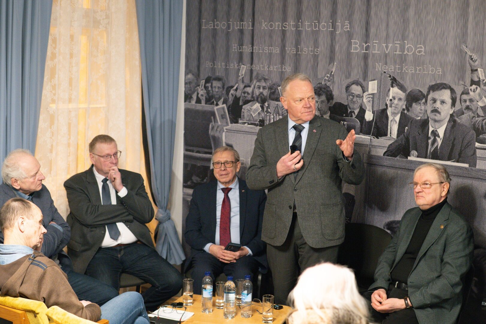 Skats Tautas frontes muzeja pasākumā.