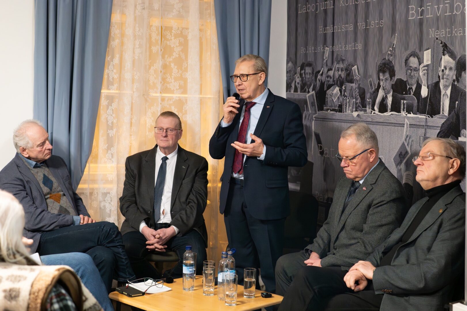 Skats Tautas frontes muzeja pasākumā.