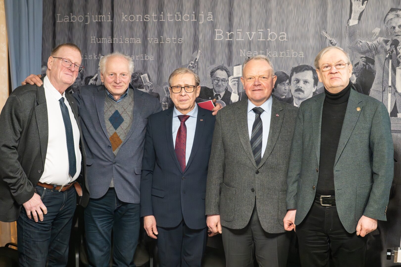 Skats Tautas frontes muzeja pasākumā.