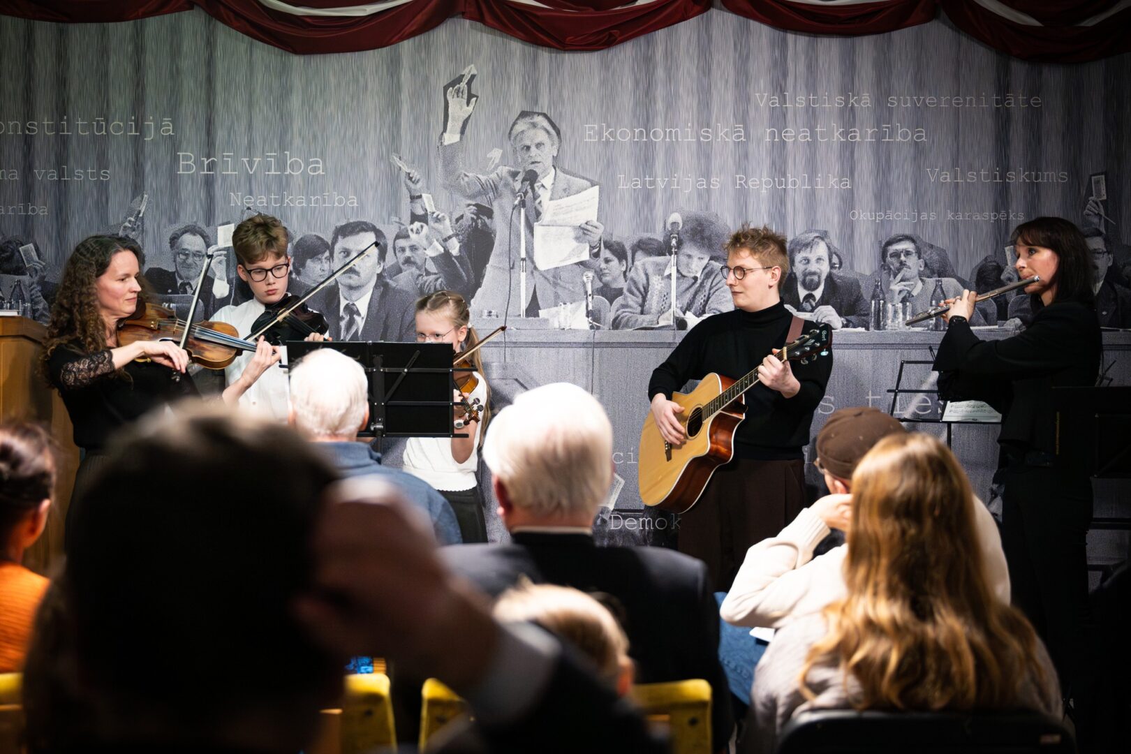 Koncerts Tautas frontes muzejā.