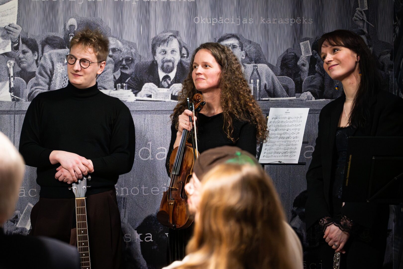 Koncerts Tautas frontes muzejā.