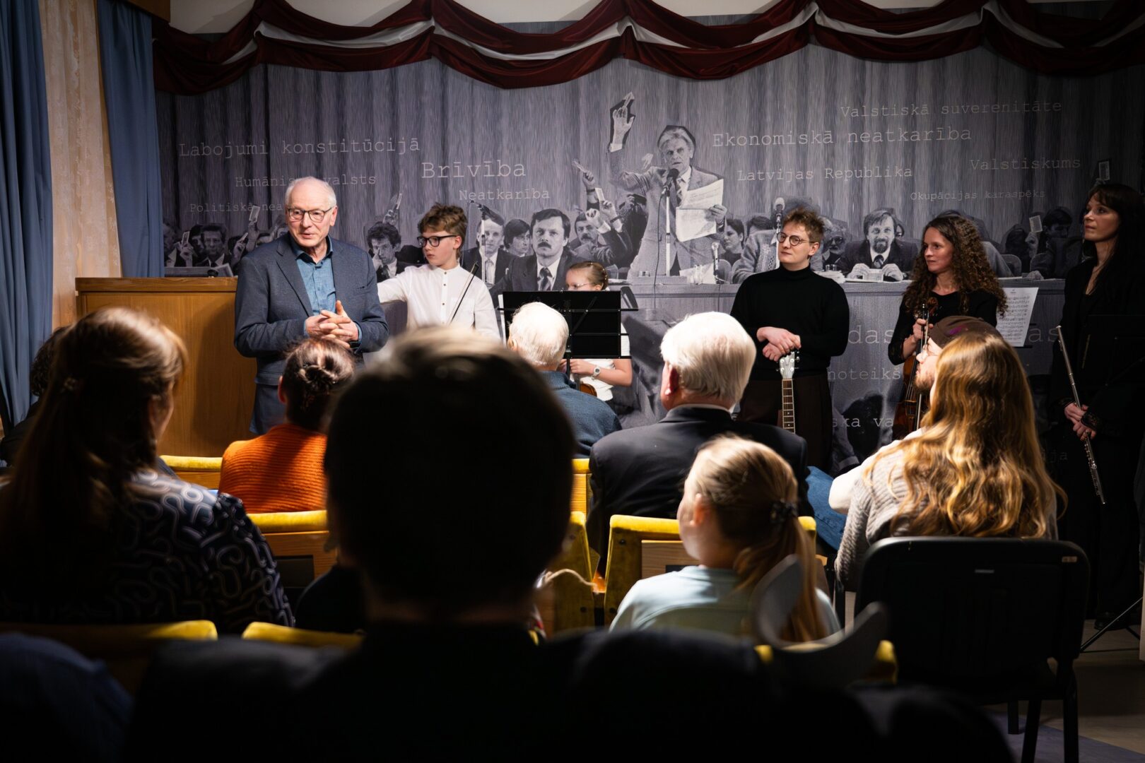 Koncerts Tautas frontes muzejā.