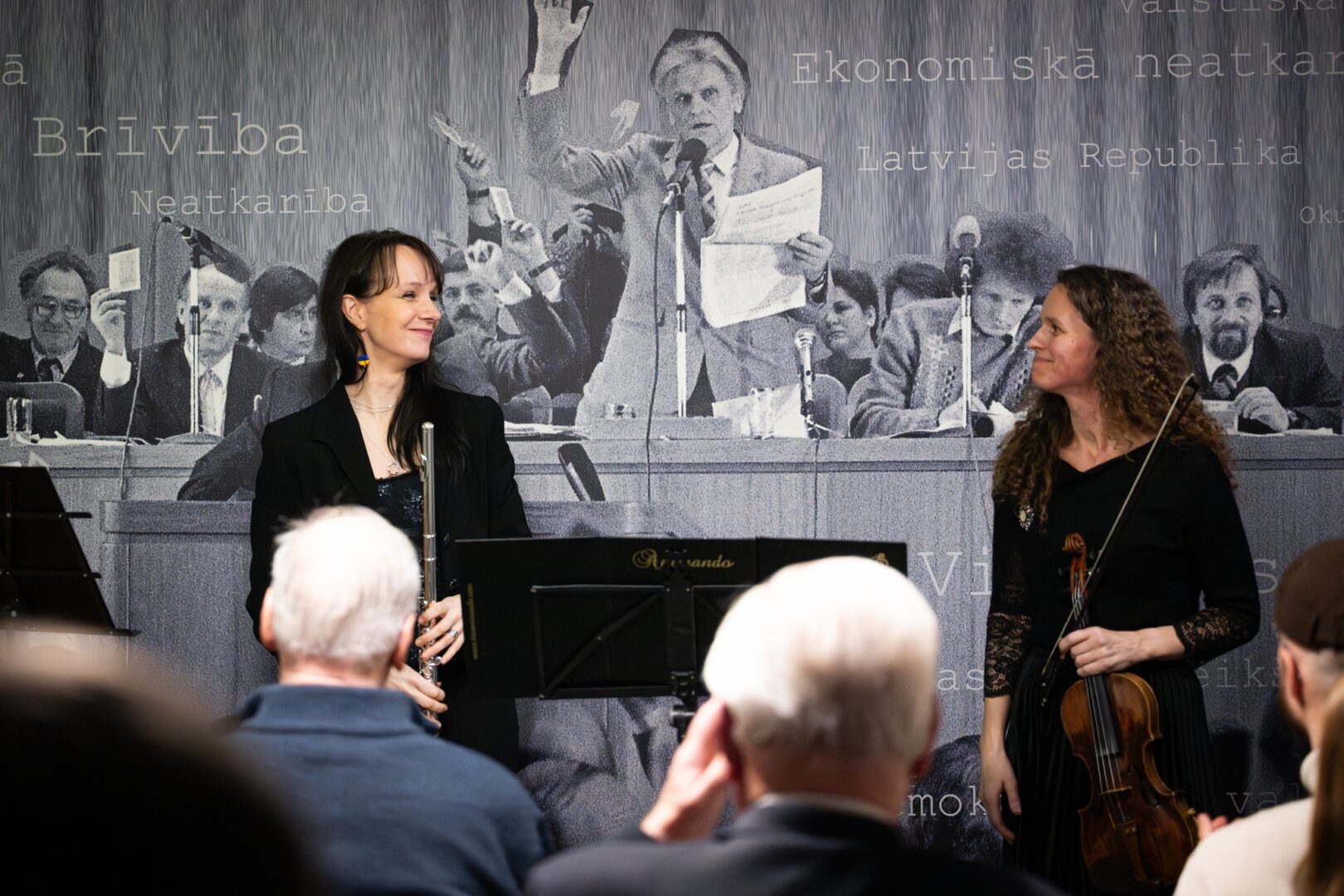 Koncerts Tautas frontes muzejā.