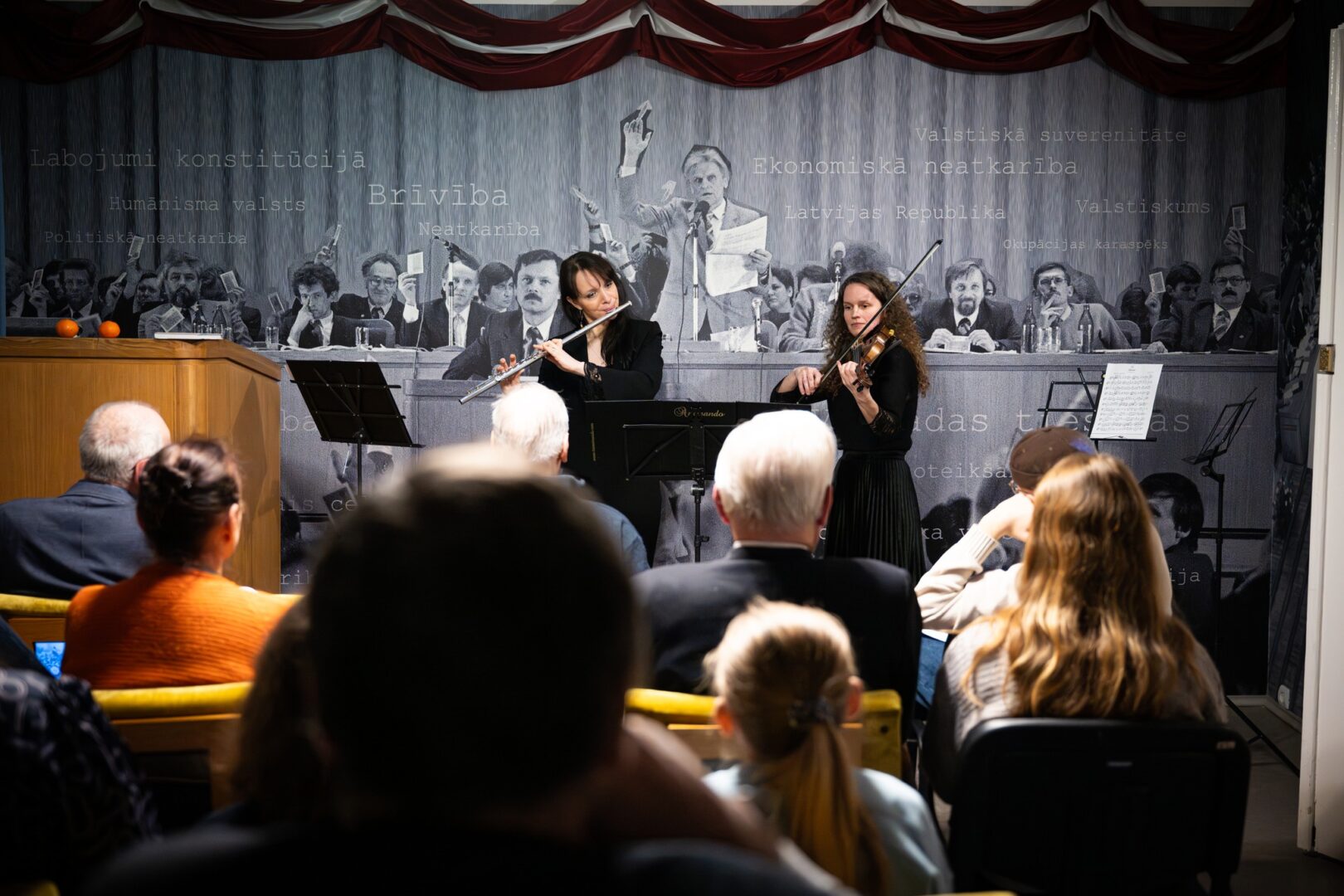 Koncerts Tautas frontes muzejā.
