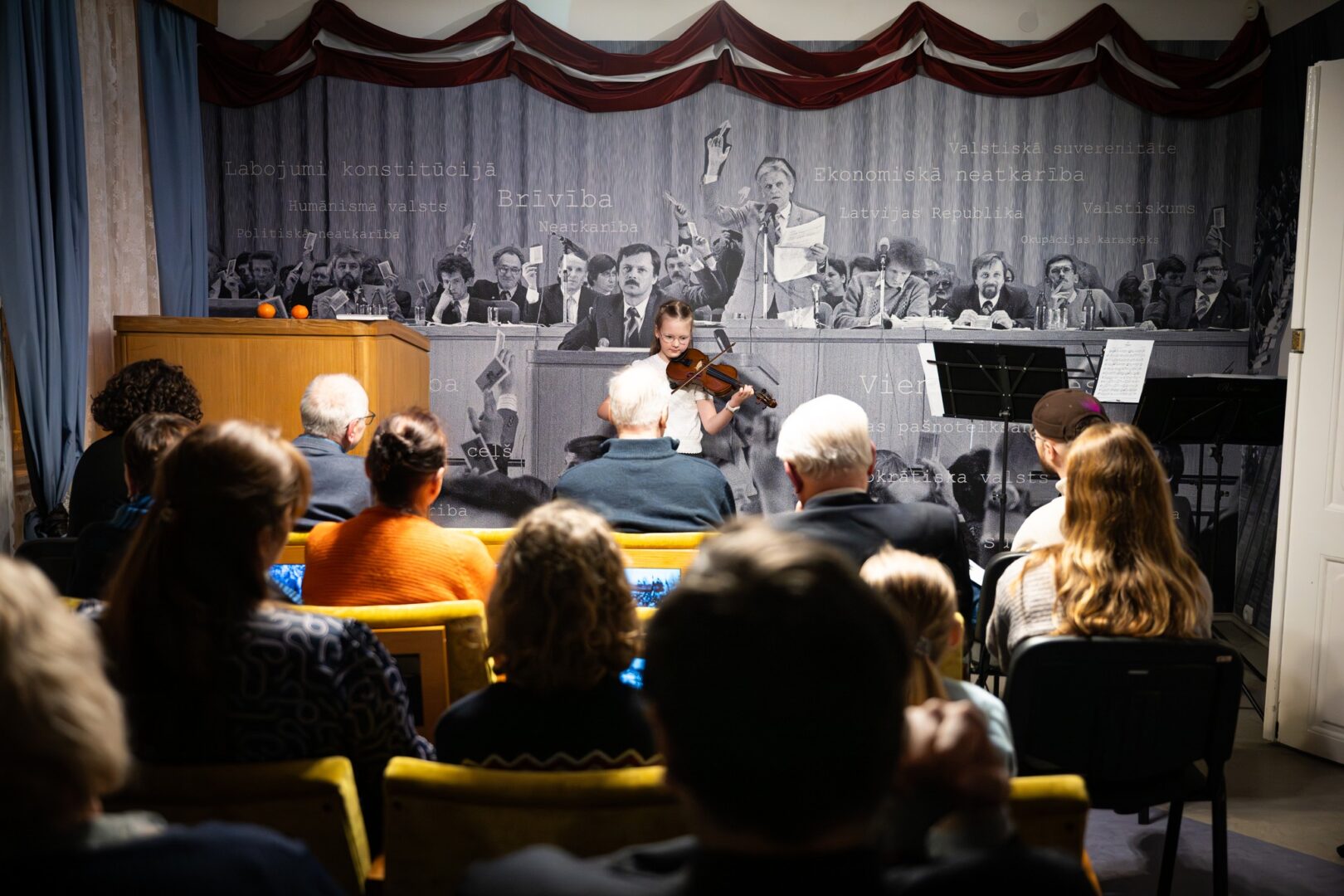 Koncerts Tautas frontes muzejā.