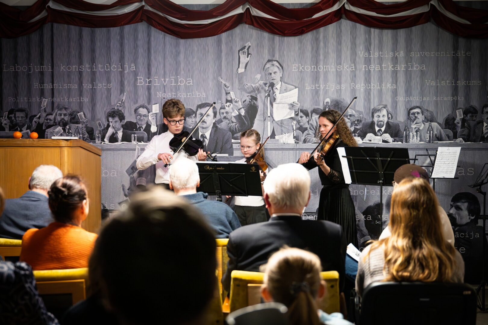 Koncerts Tautas frontes muzejā.