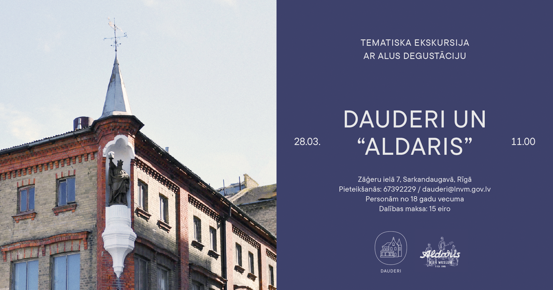 28. marta pasākuma afiša.