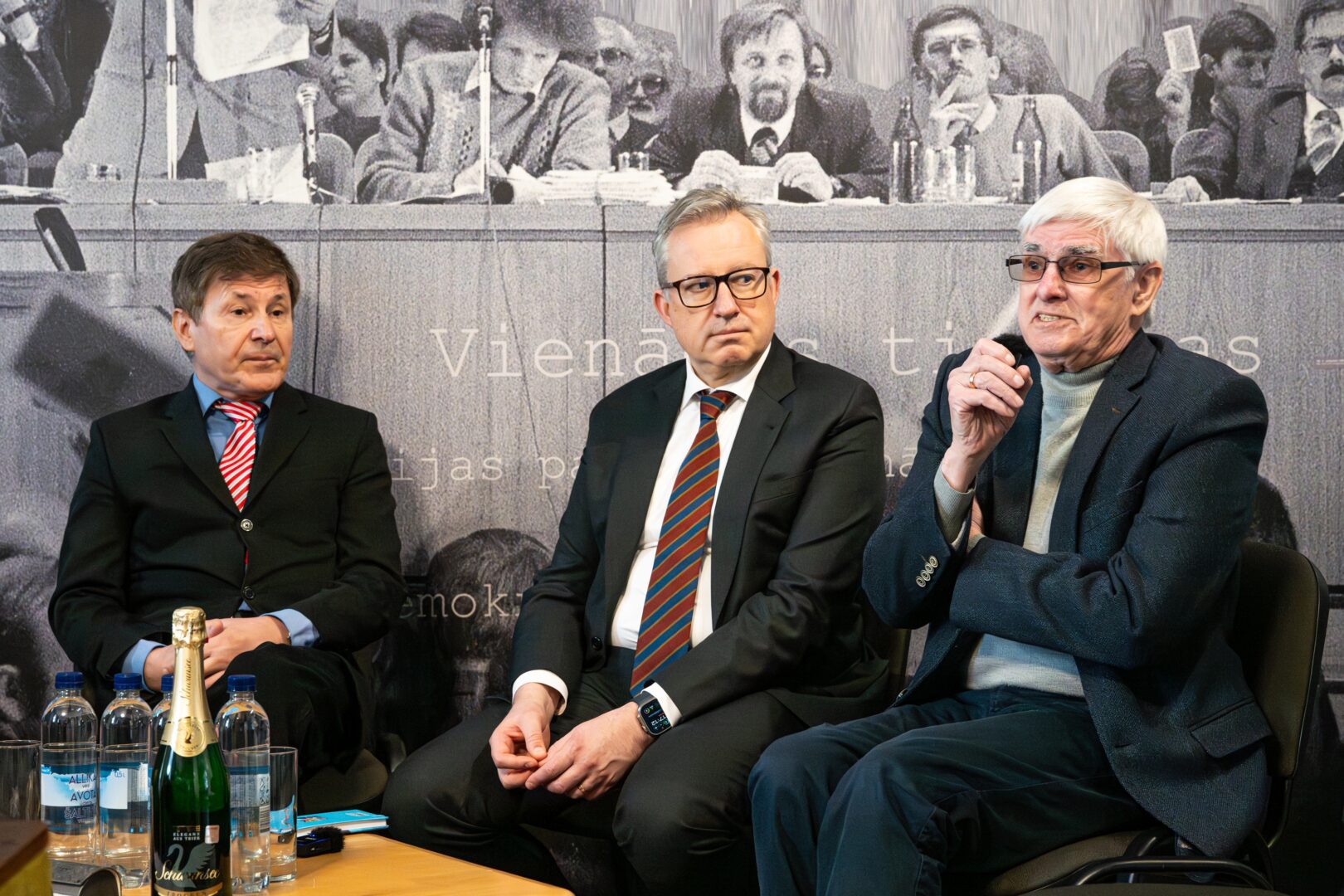 Diskusijas runātāji.