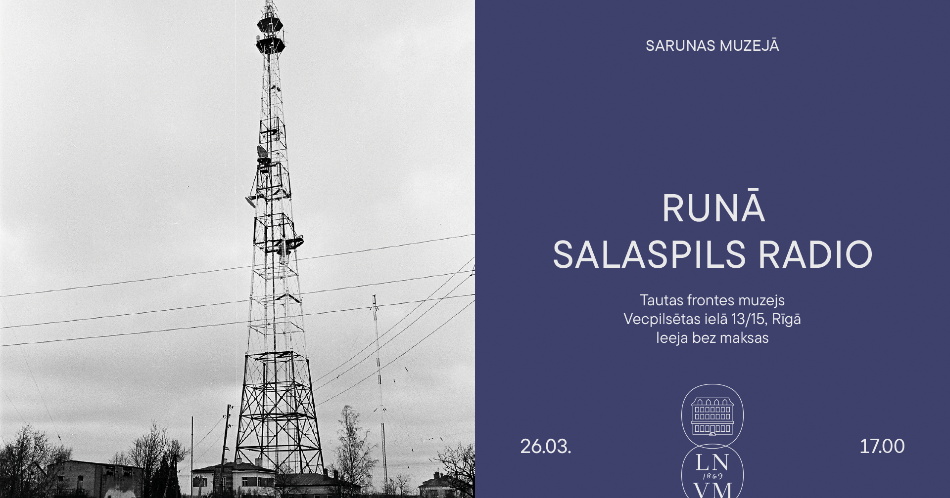 26. marta pasākuma afiša.