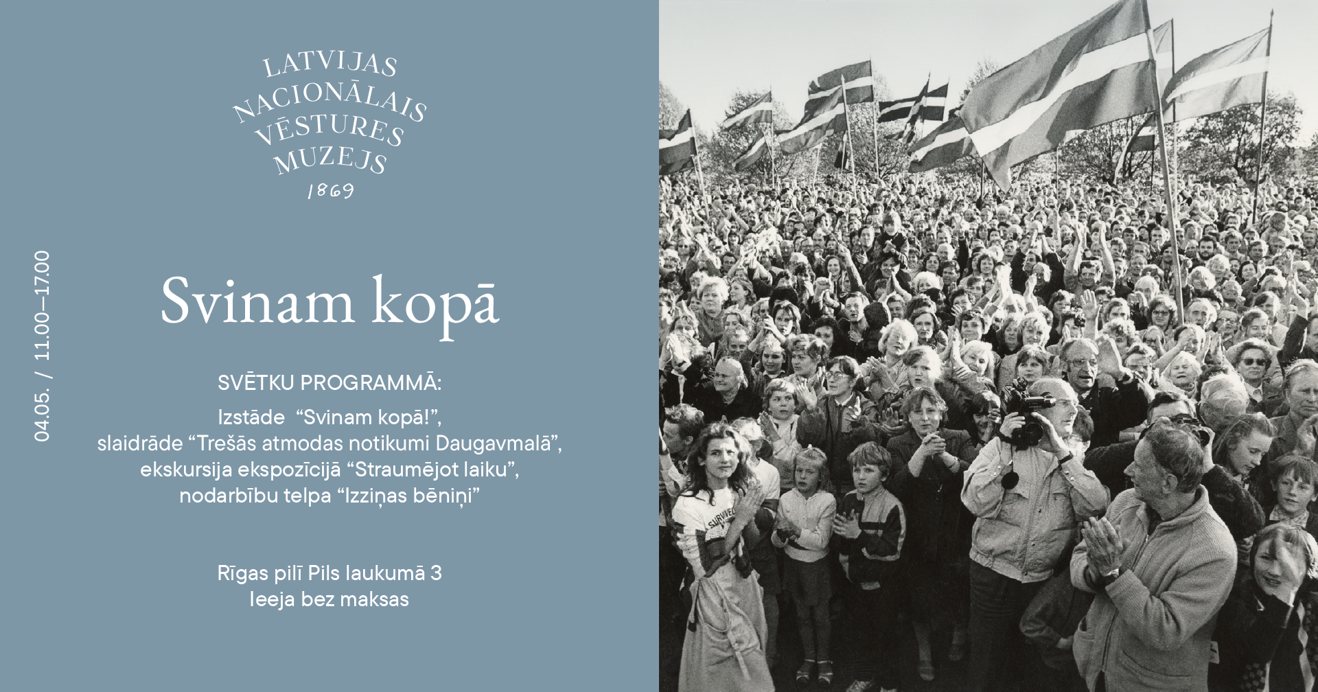 4. maija programma.