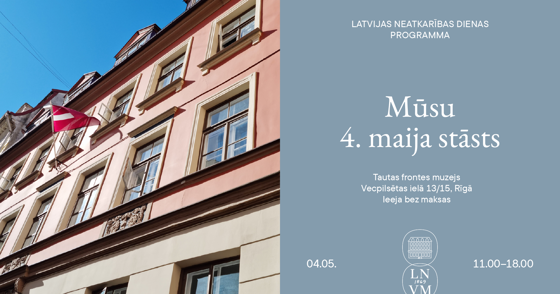 4. maija programma.
