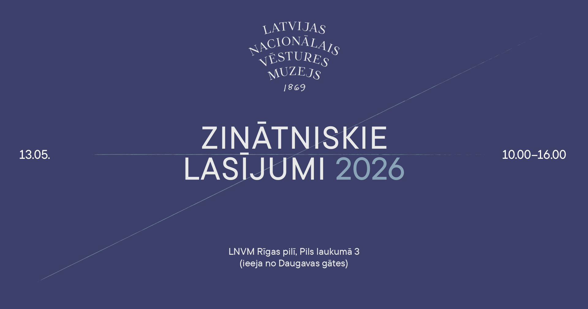 13. maija pasākuma afiša.