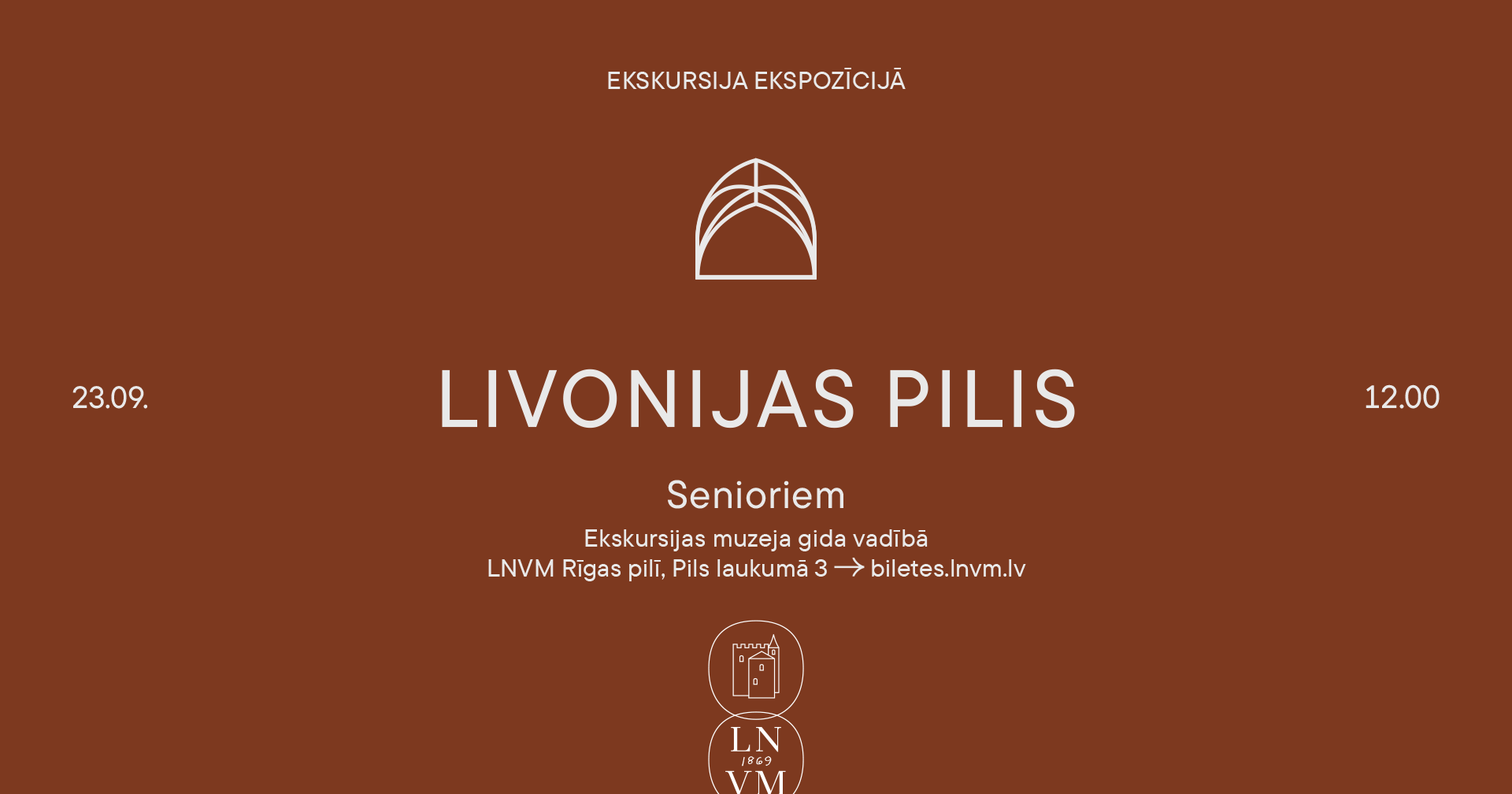 Senioru dienas ekskursijas afiša.