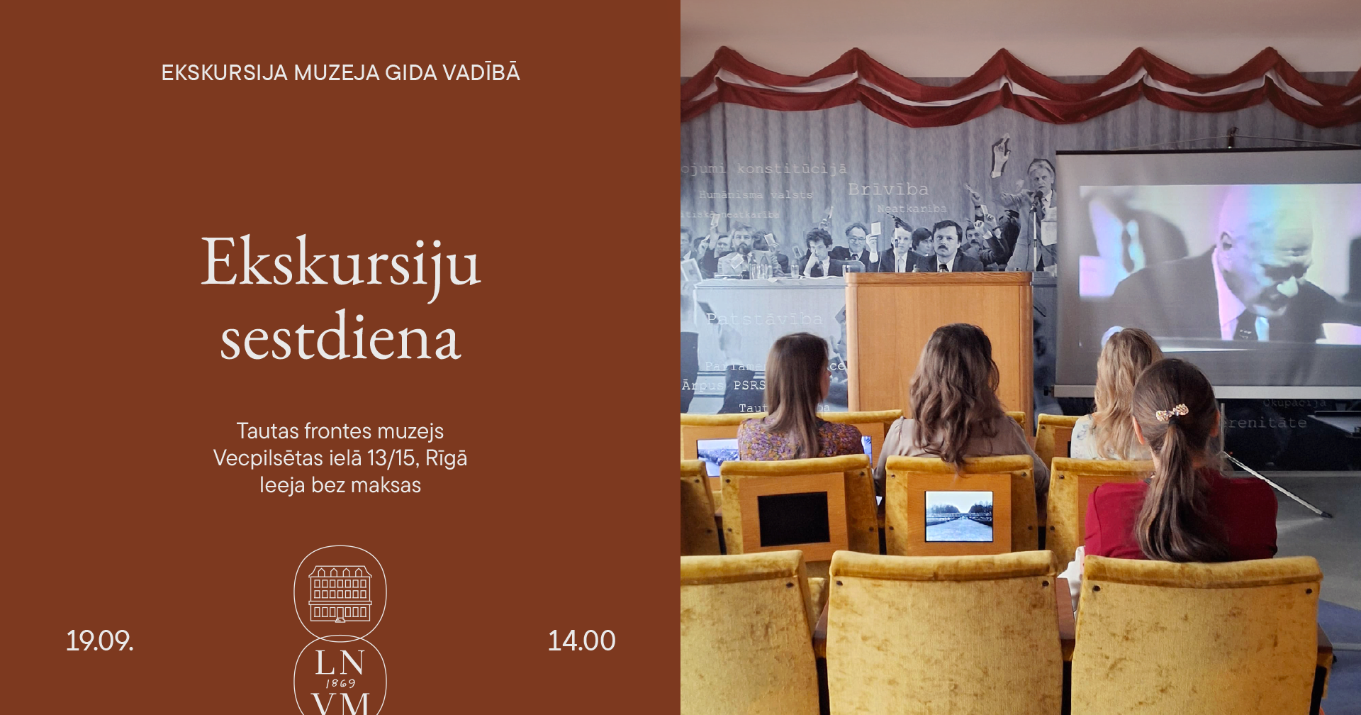 19. septembra pasākuma afiša.
