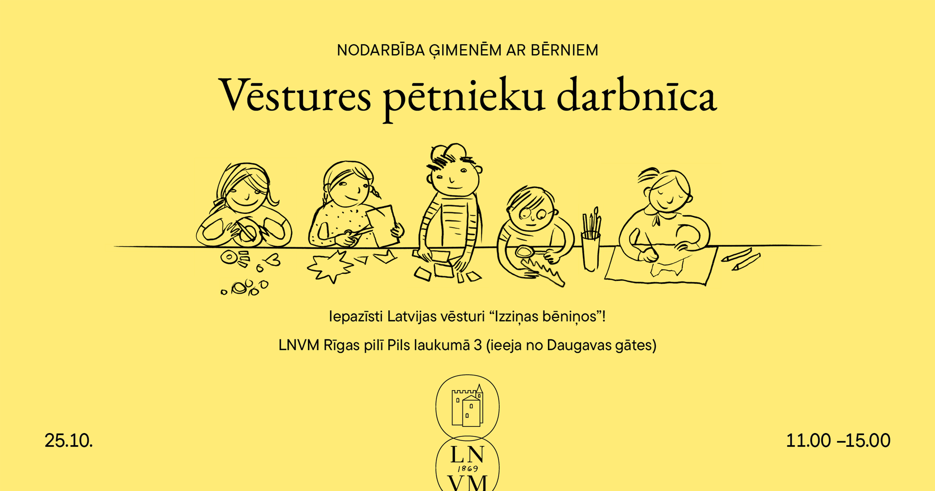 25. oktobra pasākuma afiša.