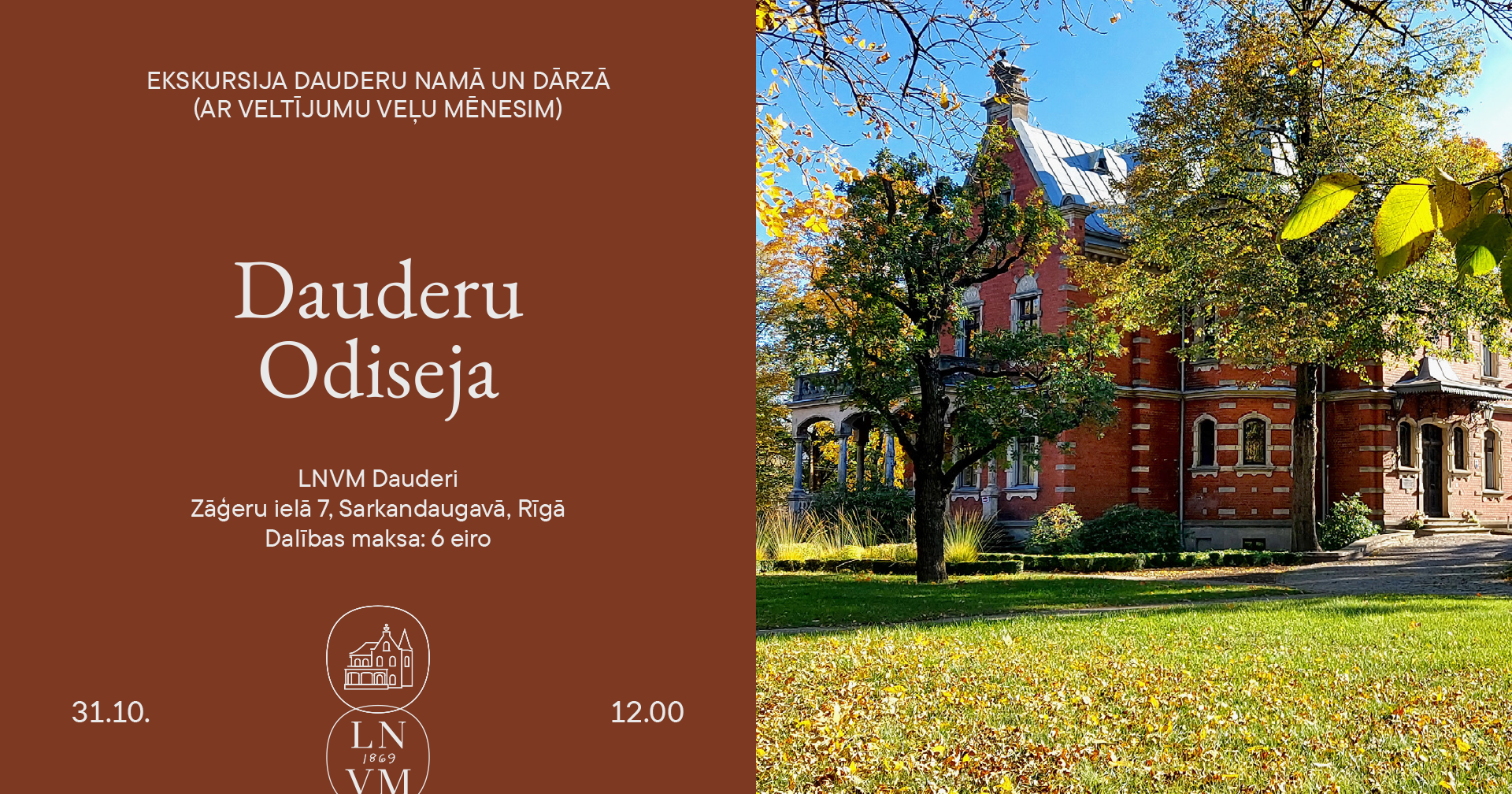 31. oktobra pasākuma afiša.